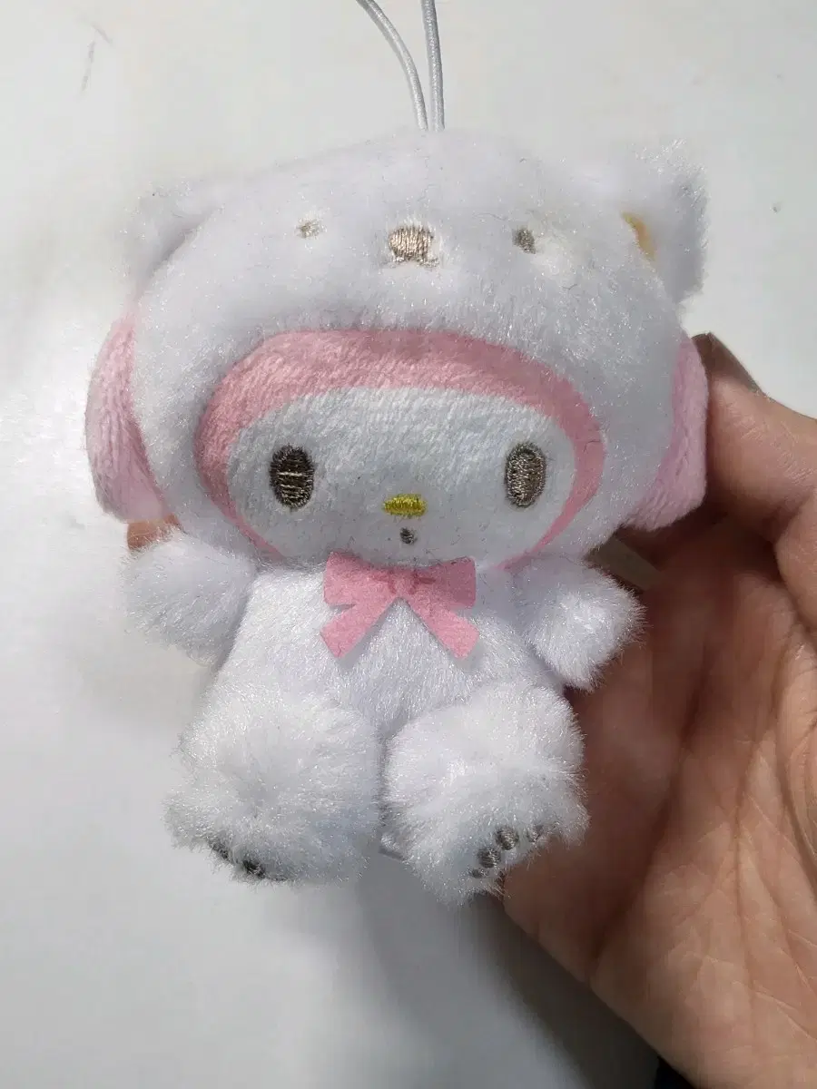 산리오 북극곰 마멜 마이멜로디 인형 키링